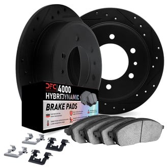 DFC® - Drilled and Slotted Rear Brake Kit with 4000 HybriDynamic Brake Pads
