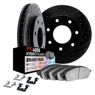 DFC® - Drilled and Slotted Rear Brake Kit with 4000 HybriDynamic Brake Pads