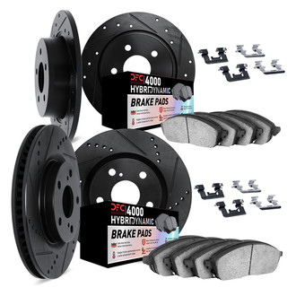 DFC® - Drilled and Slotted Brake Kit with 4000 HybriDynamic Brake Pads