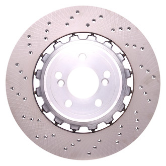 DFC® - Hi-Carbon Alloy GEOMET Drilled Rear Driver Side Brake Rotor