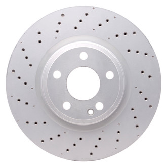 DFC® - Hi-Carbon Alloy GEOMET Drilled Front Brake Rotor