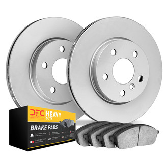 DFC® - GEOMET Plain Front Brake Kit with Heavy Duty Brake Pads