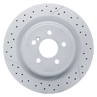 DFC® - Hi-Carbon Alloy GEOMET Drilled and Slotted Rear Brake Rotor
