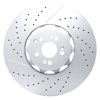 DFC® - Hi-Carbon Alloy GEOMET Drilled and Slotted Front Brake Rotor