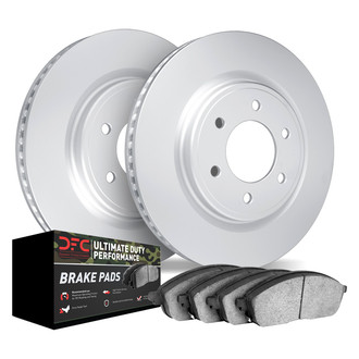 DFC® - GEOMET Plain Front Brake Kit with Ultimate Duty Performance Brake Pads