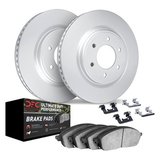DFC® - GEOMET Plain Front Brake Kit with Ultimate Duty Performance Brake Pads