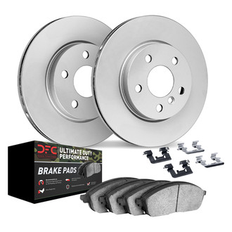 DFC® - GEOMET Plain Front Brake Kit with Ultimate Duty Performance Brake Pads
