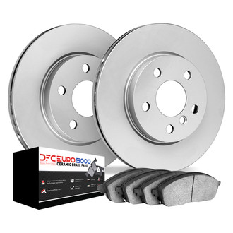 DFC® - GEOMET Plain Rear Brake Kit with 5000 Euro Ceramic Brake Pads