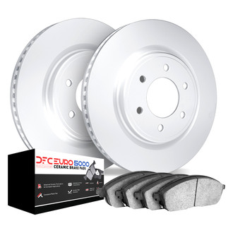 DFC® - GEOMET Plain Front Brake Kit with 5000 Euro Ceramic Brake Pads