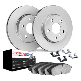DFC® 9612-31050 - GEOMET Plain Rear Brake Kit with 5000 Euro Ceramic Brake Pads