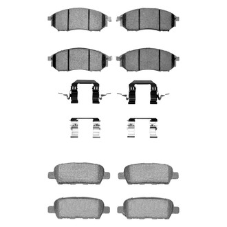 DFC® - Active Performance Hybrid and Low Metallic Front and Rear Brake Pad Set