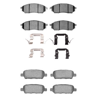 DFC® - Active Performance Hybrid and Low Metallic Front and Rear Brake Pad Set