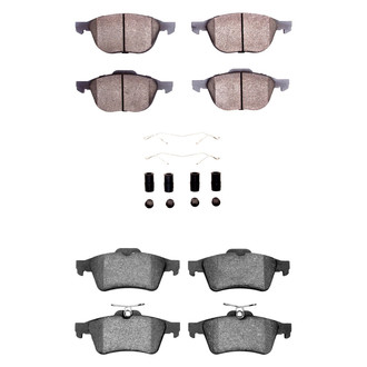 DFC® - Active Performance Hybrid and Low Metallic Front and Rear Brake Pad Set