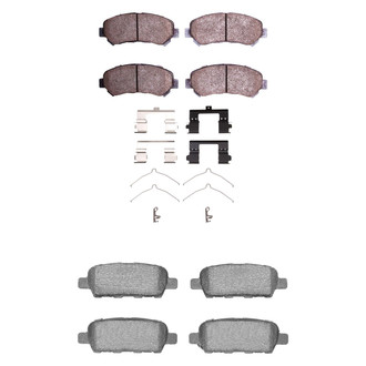 DFC® - Active Performance Hybrid and Low Metallic Front and Rear Brake Pad Set