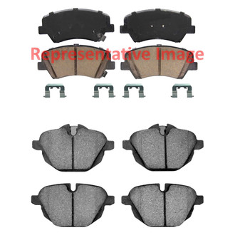 DFC® - Active Performance Hybrid and Low Metallic Front and Rear Brake Pad Set