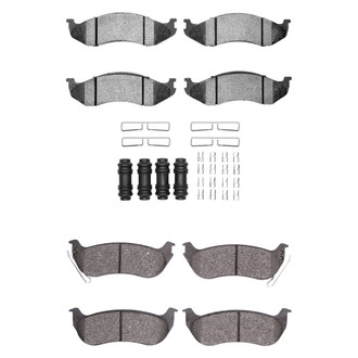 DFC® - Heavy Duty Semi-Metallic Front and Rear Disc Brake Pad Set