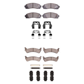 DFC® - Heavy Duty Semi-Metallic Front and Rear Disc Brake Pad Set