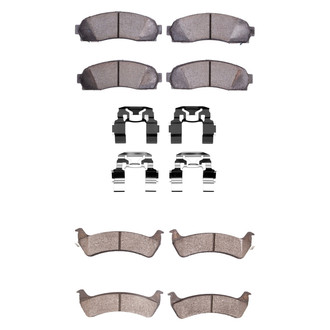 DFC® - Heavy Duty Semi-Metallic Front and Rear Disc Brake Pad Set