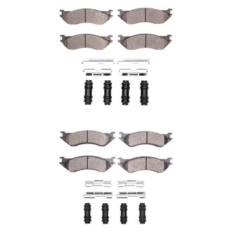 DFC® - Heavy Duty Semi-Metallic Front and Rear Disc Brake Pad Set