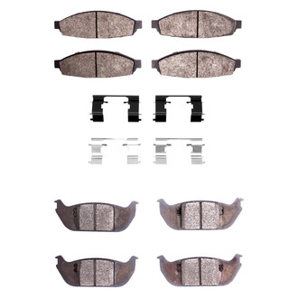 DFC® - Heavy Duty Semi-Metallic Front and Rear Disc Brake Pad Set