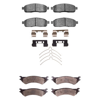 DFC® - Heavy Duty Semi-Metallic Front and Rear Disc Brake Pad Set