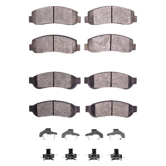 DFC® - Heavy Duty Semi-Metallic Front and Rear Disc Brake Pad Set