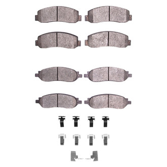DFC® - Heavy Duty Semi-Metallic Front and Rear Disc Brake Pad Set