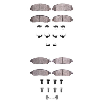 DFC® - Heavy Duty Semi-Metallic Front and Rear Disc Brake Pad Set