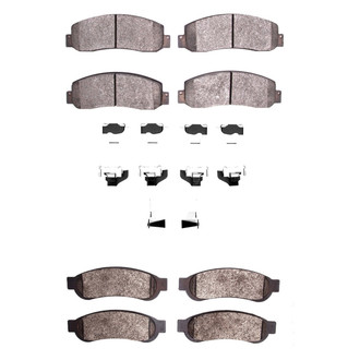 DFC® - Heavy Duty Semi-Metallic Front and Rear Disc Brake Pad Set