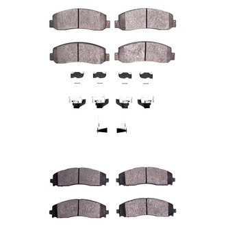 DFC® - Heavy Duty Semi-Metallic Front and Rear Disc Brake Pad Set