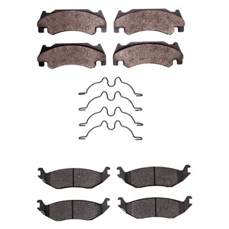 DFC® - Heavy Duty Semi-Metallic Front and Rear Disc Brake Pad Set