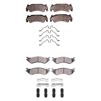 DFC® - Heavy Duty Semi-Metallic Front and Rear Disc Brake Pad Set