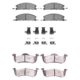 DFC® - Heavy Duty Semi-Metallic Front and Rear Disc Brake Pad Set