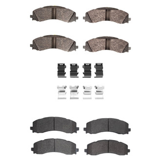 DFC® - Heavy Duty Semi-Metallic Front and Rear Disc Brake Pad Set