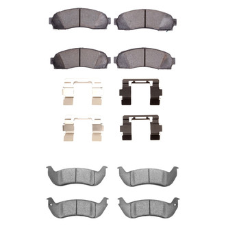 DFC® - 3000 Ceramic Front and Rear Disc Brake Pad Set