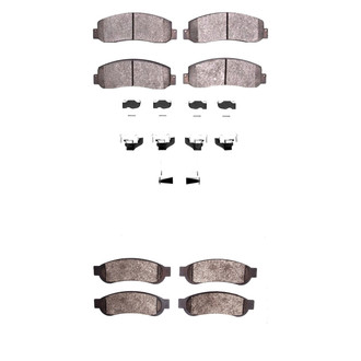 DFC® - Ultimate Duty Hybrid Front and Rear Brake Pad Set