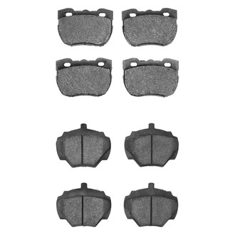 DFC® - 5000 Advanced Low Metallic Front and Rear Disc Brake Pad Set