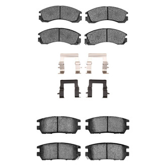 DFC® - 5000 Advanced Ceramic Front and Rear Disc Brake Pad Set