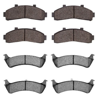 DFC® - 5000 Advanced Semi-Metallic Front and Rear Disc Brake Pad Set