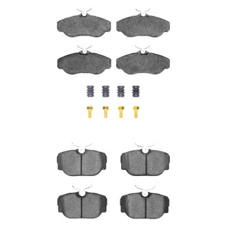 DFC® - 5000 Advanced Low Metallic Front and Rear Disc Brake Pad Set