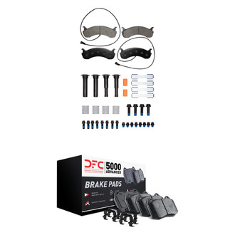 DFC® - 5000 Advanced Semi-Metallic Front and Rear Disc Brake Pad Set