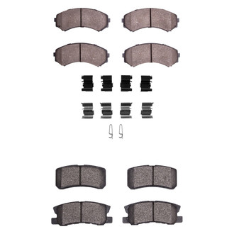 DFC® - 5000 Advanced Ceramic Front and Rear Disc Brake Pad Set