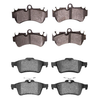 DFC® - 5000 Advanced Low Metallic Front and Rear Disc Brake Pad Set