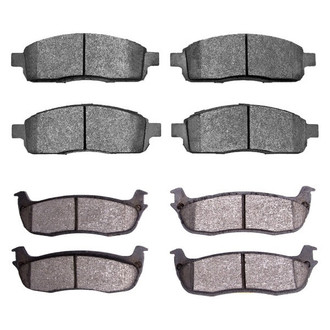 DFC® - 5000 Advanced Semi-Metallic Front and Rear Disc Brake Pad Set