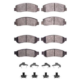 DFC® - 5000 Advanced Semi-Metallic Front and Rear Disc Brake Pad Set