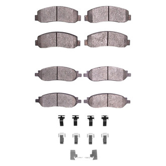 DFC® - 5000 Advanced Semi-Metallic Front and Rear Disc Brake Pad Set