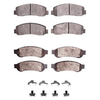 DFC® - 5000 Advanced Semi-Metallic Front and Rear Disc Brake Pad Set