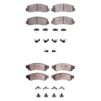 DFC® - 5000 Advanced Semi-Metallic Front and Rear Disc Brake Pad Set
