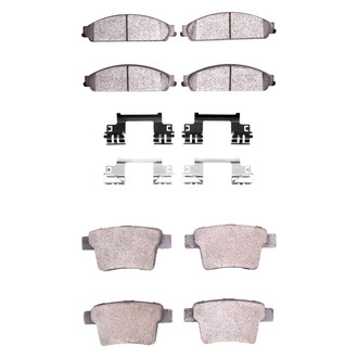 DFC® - 5000 Advanced Ceramic Front and Rear Disc Brake Pad Set