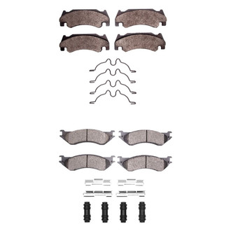 DFC® - 5000 Advanced Semi-Metallic Front and Rear Disc Brake Pad Set